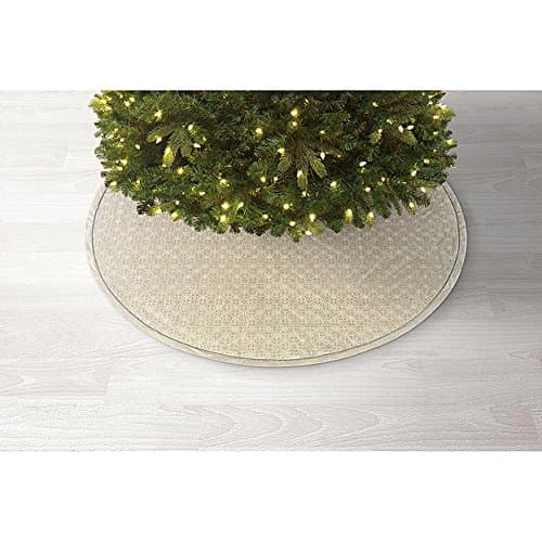 Sandra by Sandra Lee Gilded Gatherings Christmas Tree Skirt 52" Gold theme