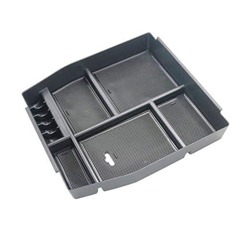 Autou Center Console Armrest Storage Box Organizer Tray for Ford F150 2015 2016 2017