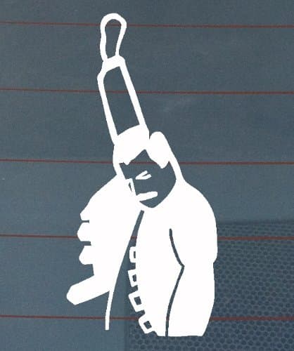 Success Freddie Window Decal - White Vinyl