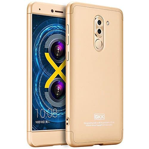 Honor 6X Case, ilovecase Slim and Ultra Thin All-round Protective Cover Matte Finish Dual Layer Hard Case forHonor 6X Case(Golden)