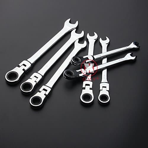 Professional Flexible Head Ratchet Wrench Combination Spanner Set Universal Wrench for Car Repair Tools Steel,6-24Mm 14mm
