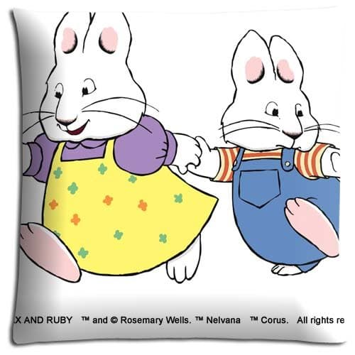 Caillou Breathable Polyester Cotton Personalized Zippered Bed Pillow Cases 18x18 inch 45x45 cm