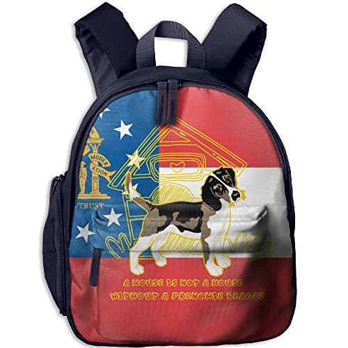 A House Is Not A House Without A Frenchie Beagle Novelty Pre-School Backpacks Little Kid And Toddler Safety Harness Backpack