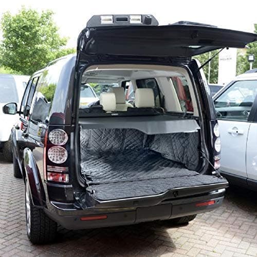 UK Custom CoversFits Discovery 3 (2004-2009) Tailored Waterproof Quilted Boot Liner Mat Black - QBL214B