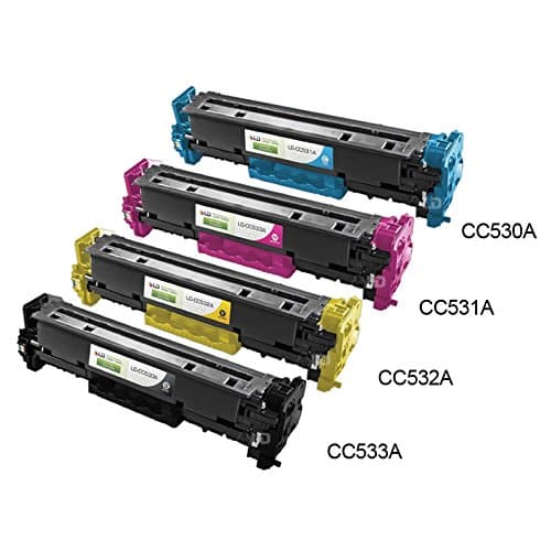 Inktonerplus Compatible 304A Combo Set CC530A CC531A CC532A CC533A Toner Cartridges Replacement For HP Color LaserJet CP2025/2025n/2025dn/2025x (1BK/1C/1Y/1M)
