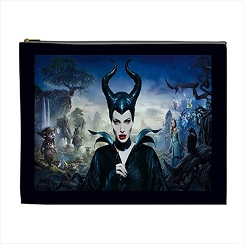 Maleficent Cosmetic Bag Pencil Case Multi Purpose Pouch 2 sides (XL)
