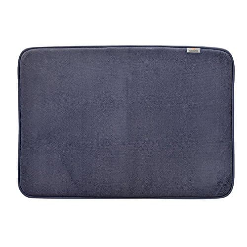 Soft Memory Foam Bathroom Mat - Non Slip Bath Mat (20"x30", Grey)