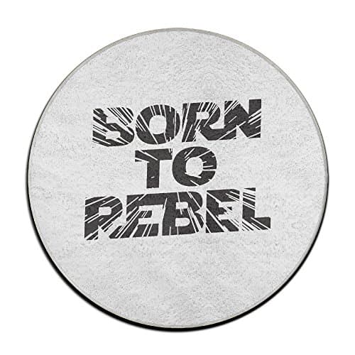 Born To Rebel Wordmarks Cool Doormats