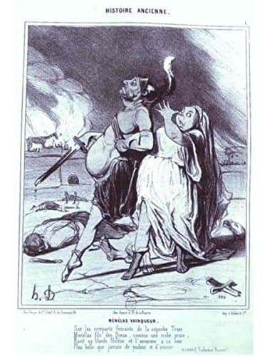 Menelas the Victor by Honore Daumier (Poster)