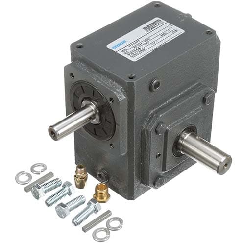 Morse 262UR60 - Raider Plus Right Angle Worm Gear Speed Reducer - Solid Shaft, 60: 1 Ratio, 2.6200 in Center Distance, Right Hand Output