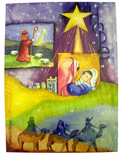 Christmas Hope Cardstock Advent Calendar with Die Cut Pull Tabs, 10 Inch (1)