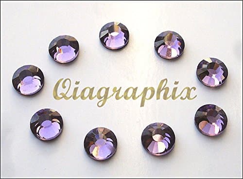Qiagraphix SS30C: 3x 288 Pcs (6 gross) DMC Iron On Hotfix Crystal Rhinestones Light Amethyst SS30 6.4~6.6 mm