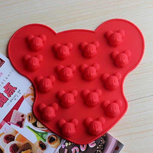 New style Cupcake Food Grade Cute Mickey Mouse Shape Silicone Chocolate Mold / Cake Mold / Cookie Mould