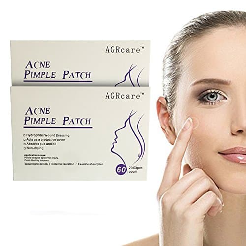 AGRCARE Acne Pimple Master Patch, Absorbing Cover Hydrocolloid Acne Patch Sticker Dots (2 Pack 120 Count)