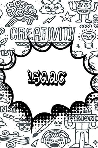 Isaac: Jiu-Jitsu Training log book Doodle Journal Notebook 120 pages 6"x9" Paperback – 9 Apr 2019