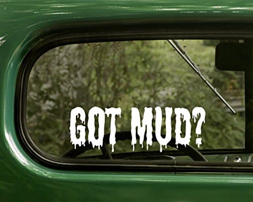 2 GOT MUD? Off Road Decal Stickers White for Window Car Jeep 4x4 Truck Laptop Bumper Rv