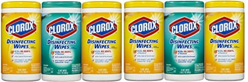 Clorox Disinfecting Wipes Value Pack, Fresh Scent and Citrus Blend qOrMzU, 2Pack (225 Count)