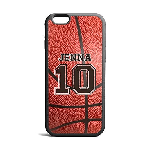 CodeiCases Compatible/Replacement Case Cover with Basketball Design and Custom Name and Number for iPhone 6/6s