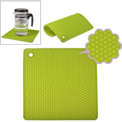 Product Ace Kitchen Must Have Gadgets For Cooking,Baking,Parties,BBQ, & More; Pick Your Choice, Or Choose Them All! (Honeycomb Pattern Silicon Heat Insulation Pad)