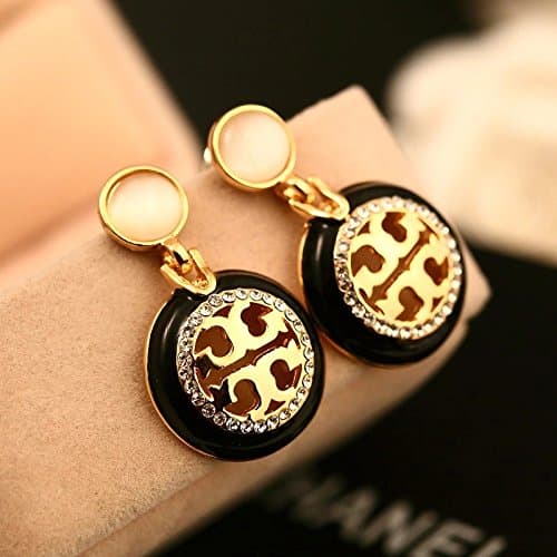 Women's Fashion Earrings Double T Designed Shape Different Options (drop)