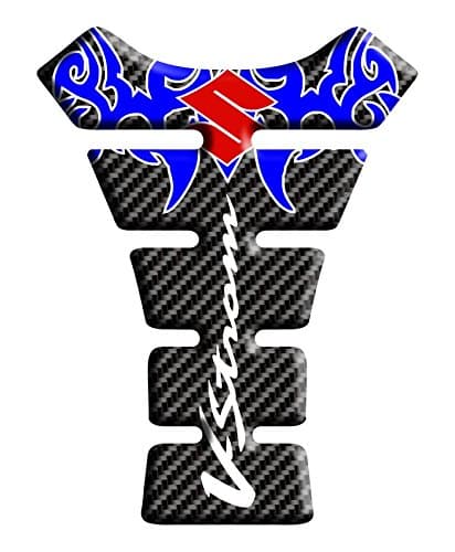 Tankpad Motorcycle Wire Pattern Tank Compatible Suzuki V STORM 'Polymer 3d 20 cm x 14 cm
