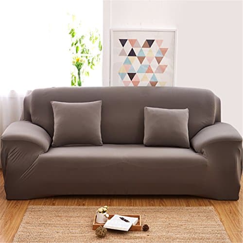 Stretch Elastic Fabric Sofa Slipcovers 2 Seater Protectors Sofa Couch Covers Washable Easy Fit