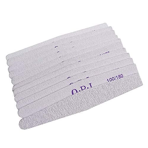 BallHull 12PCS Nail Files Double Sided Emery Board Grit 100 180 Grit Nail File apply Manicure Pedicure.