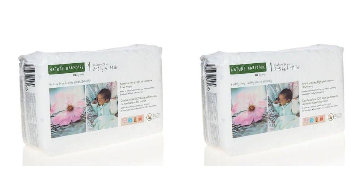 (2 PACK) - N/Baby Nappies - Size 1| 26 s |2 PACK - SUPER SAVER - SAVE MONEY