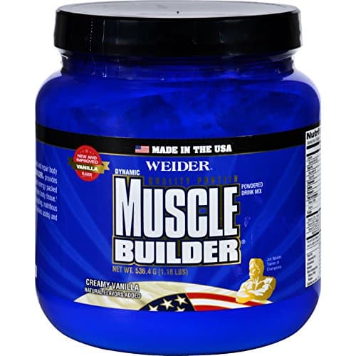2Pack! Weider Global Nutrition Muscle Builder - Dynamic - Powder - Vanilla - 1.18 lb