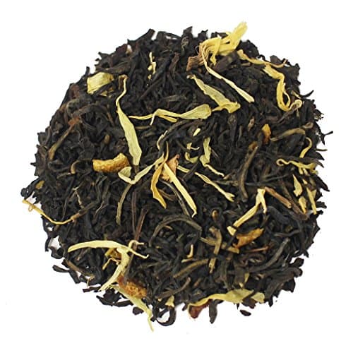 The Tea Farm - Mixed Orange Pikake (Jasmine) Fruit Tea - Premium Tropical Hawaiian Loose Leaf Black Tea Blend (16 Ounce Bag)