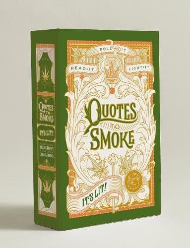 Quotes to Smoke: It's Lit!: Stash Box with 6 Packs of 32 Rolling Papers: Stash Box with 6 Packs of 32 Rolling Papers Misc. Supplies – 4 Sept. 2018