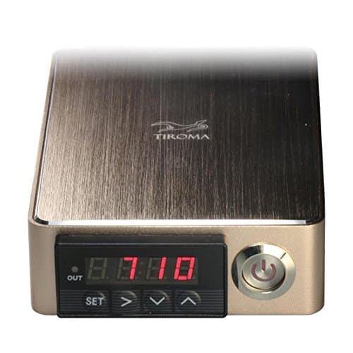 Newest Version No Exposed Screws! - Tiroma Automatic Calibration PID Controller Aromatherapy Diffuser Kit with Quartz Accessories (RoseGold_16mm_Coil)