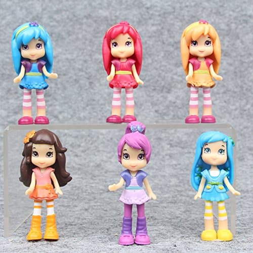 SAMANIS Strawberry Shortcake Dolls-6pcs/set 5.5 Cm
