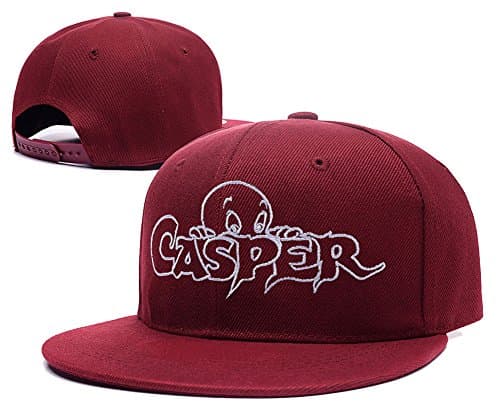 XINMEN Casper The Friendly Ghost Cartoon Logo Adjustable Snapback Embroidery Hats Caps Red