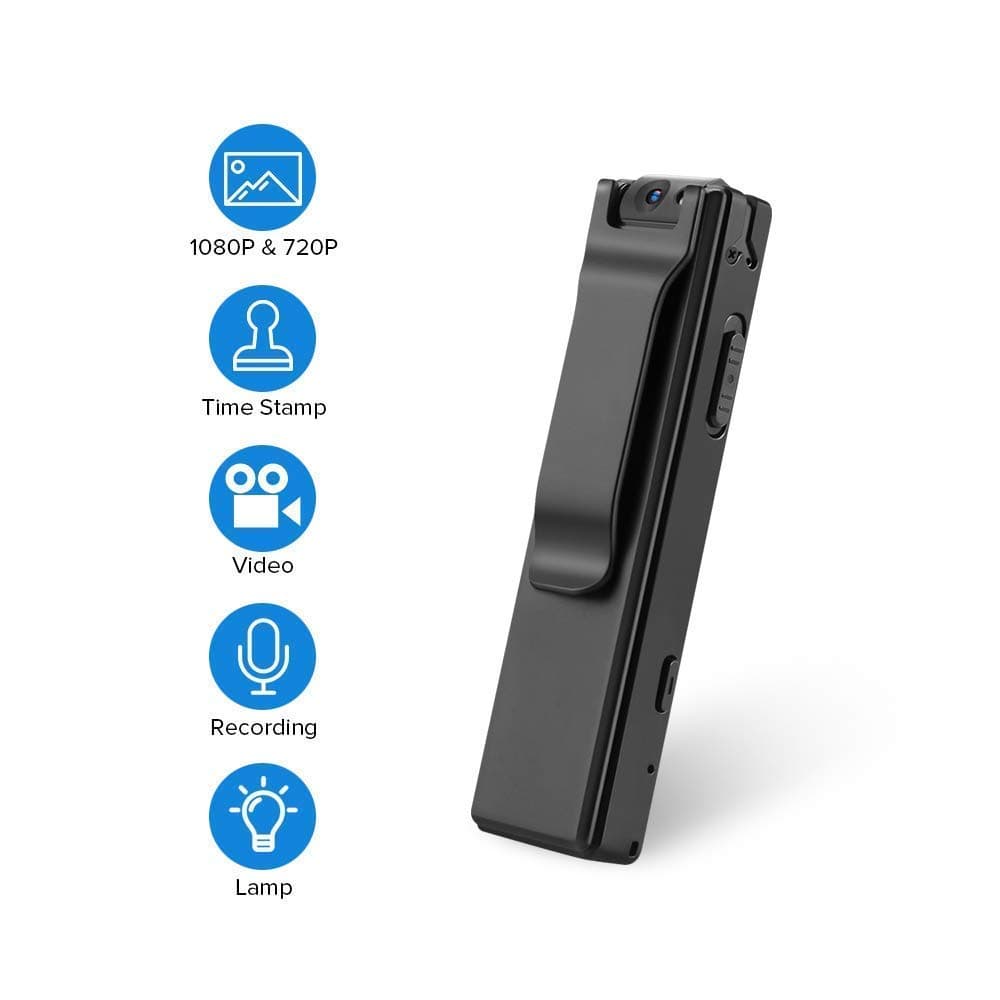 ValueShop Plastic iSmart L8 Night Vision Motion Detection Audio Video Recording Spy Bat Pocket Camera (Black)