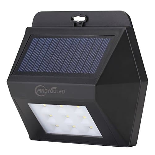 Radar Motion Sensor Solar Lights, Outdoor 9 LED Solar Wall Lights Waterproof Security Lamp for Garage Walkway Front Door Lighting