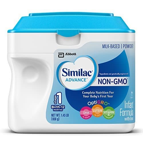Similac Advance Non-GMO Infant Formula, Powder, 23.2 Ounces (Pack of 6) by Similac