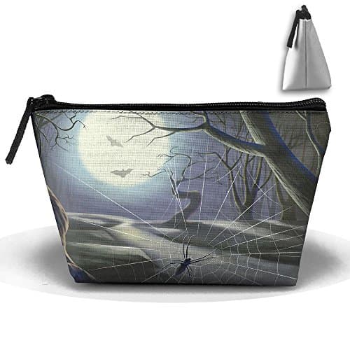 Storage Portable Bag Cosmetic Pouch Spider Web Large Capacity Make Up Purse Medicine Trapezoid Toiletry Bags