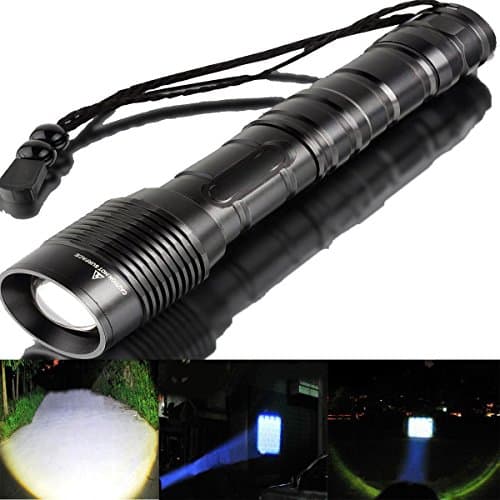 3800lm Cree Xm-l T6 LED Zoomable Waterproof Flashlight Torch Lamp 18650/26650