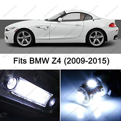 10 x Premium Xenon Error Free White LED Lights Interior Package Upgrade for BMW Z4 (2009-2015)