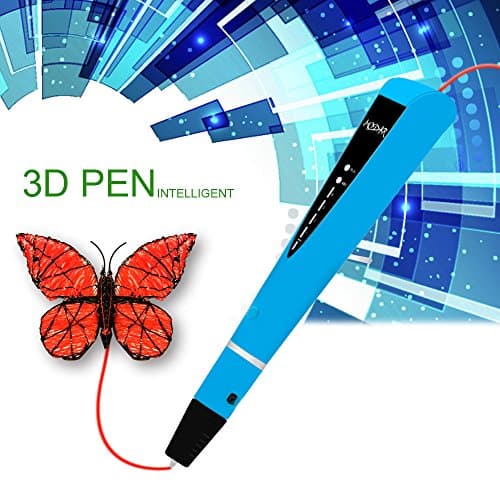 3D Doodler Printing Drawing Pen Kit MODAR with 32 Feet PLA Filament for Arts Crafts DIY Perfect Gift for Kids and Adults, Blue