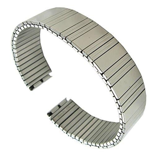 14mm Hirsch Stainless Twist-O-Flex Silver Tone Straight End Watch Band3156 BOGO!