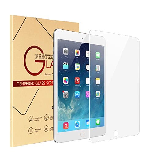 iPad Air Screen Protector,Chixiaosword Tempered Glass Screen Protector 9.7 Inch for New iPad 9.7-Inch (2017)/iPad Air 2 / iPad Air / iPad Pro 9.7,Anti-Glare/Anti-Fingerprint
