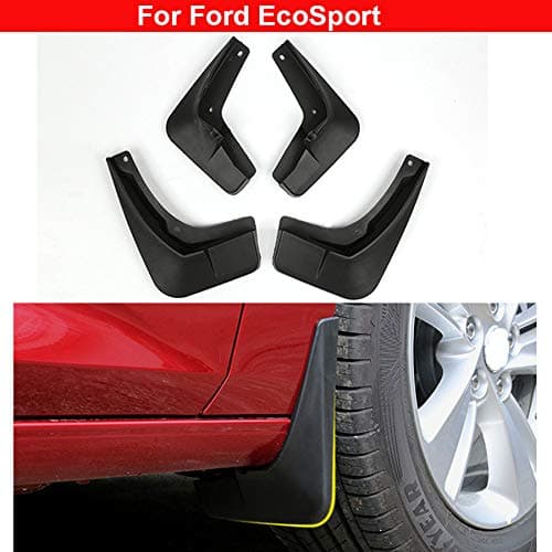 4pcs Plastic Tire Mudguard Splash Guards Mud Flaps For EcoSport 2013 2014 2015 2016 2017 2018 2019