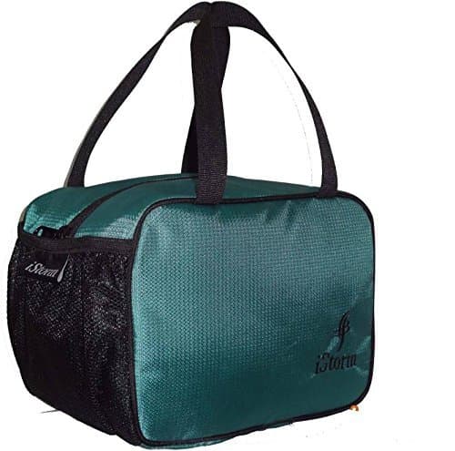 Istorm Polyester Green & Black Lunch Bag