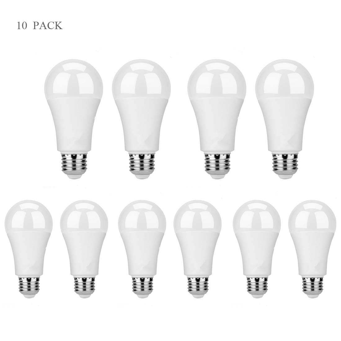 Radar Induction Bulb Light Microwave Induction LED Lamps for Indoor Outdoor,10 Pack,AC85-265V