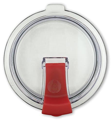 New Leak &amp; Spill Proof Lid for 30 oz Yeti , Ozark Trail and other tumblers (Lid only) (30oz, Red Cap) …