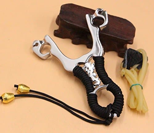 Catapult Pull Sling Shot Hunting and Target Shooting Sweat Absorption Stainless Steel Alloy Catapult Slingshot