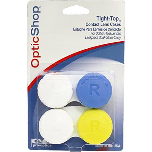 Optic Shop Tight-Top Contact Lens Case, 2 Piece