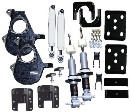 McGaughys 3/5 or 4/6 Adjustable Lowering Kit 2014 Chevy GM 1500 Truck 2WD All Cabs 34170